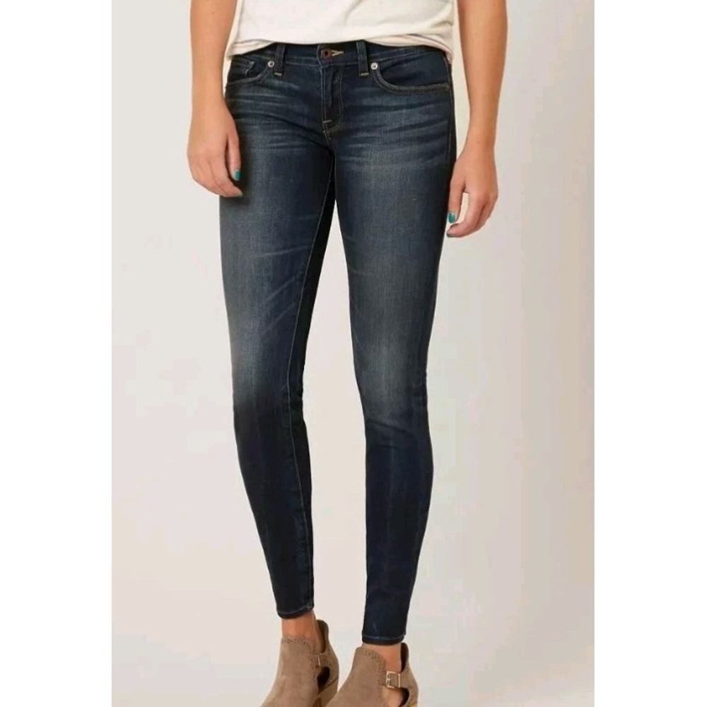 Lucky Brand Women's Charlie Skinny Jeans‎ Size 14 Blue Stretch Denim Slim Fit